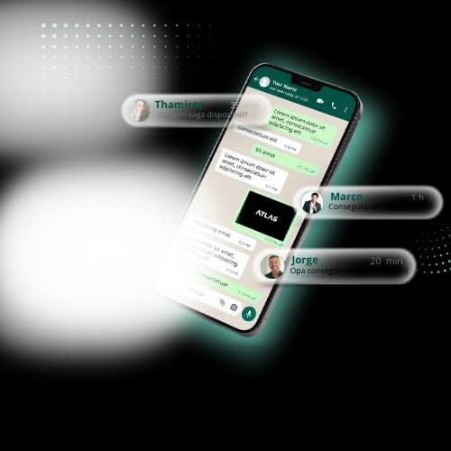 Interface de Conversação WhatsApp Atlas SDR